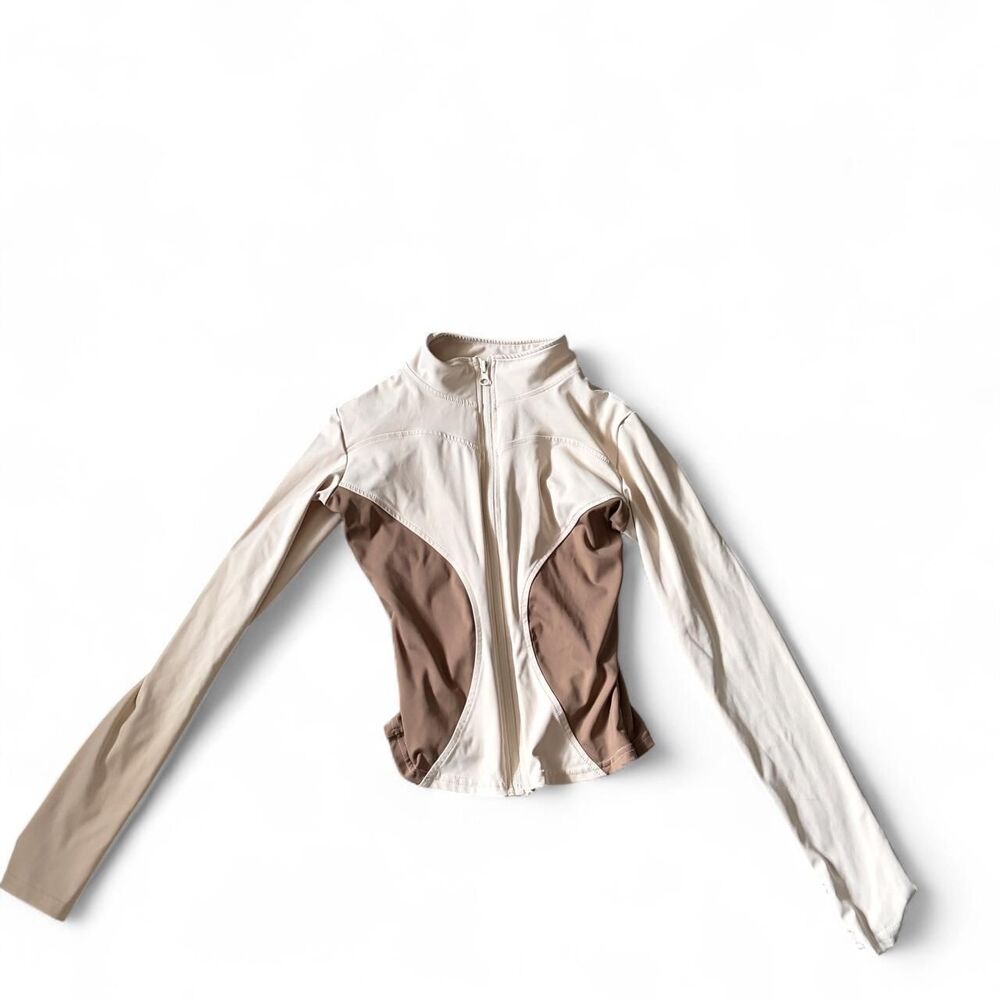 Dazy Women's Cream and Brown Jacket